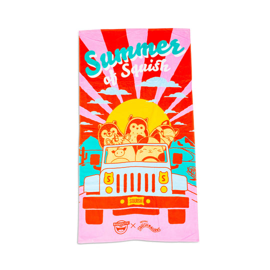 BigMouth x Squishmallows Summer of Squish Beach Towel banner